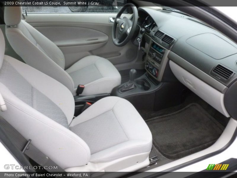 Summit White / Gray 2009 Chevrolet Cobalt LS Coupe