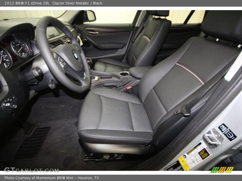 Glacier Silver Metallic / Black 2013 BMW X1 sDrive 28i