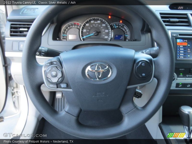Classic Silver Metallic / Ash 2012 Toyota Camry LE