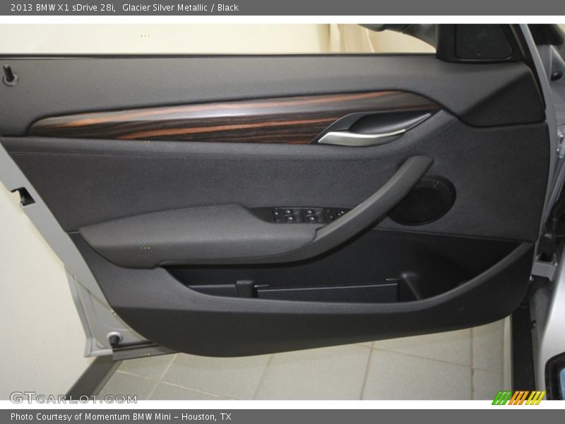 Glacier Silver Metallic / Black 2013 BMW X1 sDrive 28i
