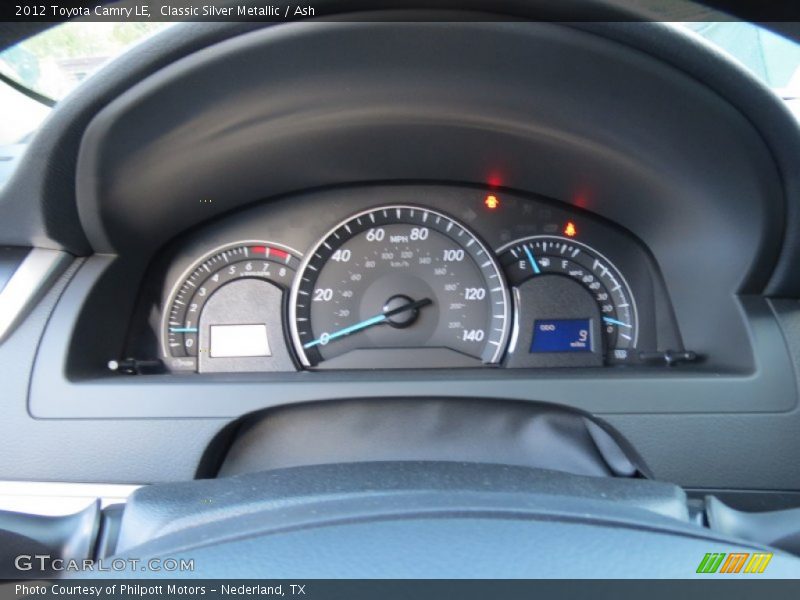 Classic Silver Metallic / Ash 2012 Toyota Camry LE