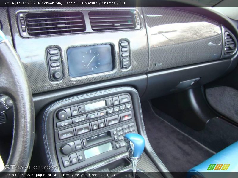 Pacific Blue Metallic / Charcoal/Blue 2004 Jaguar XK XKR Convertible