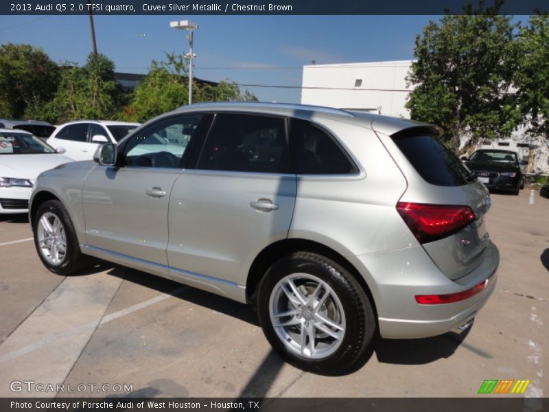 Cuvee Silver Metallic / Chestnut Brown 2013 Audi Q5 2.0 TFSI quattro