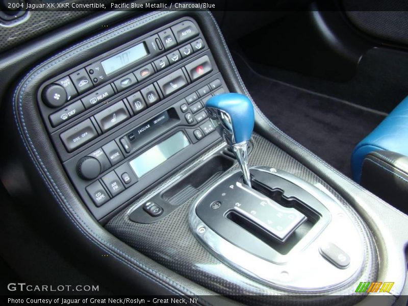 Pacific Blue Metallic / Charcoal/Blue 2004 Jaguar XK XKR Convertible