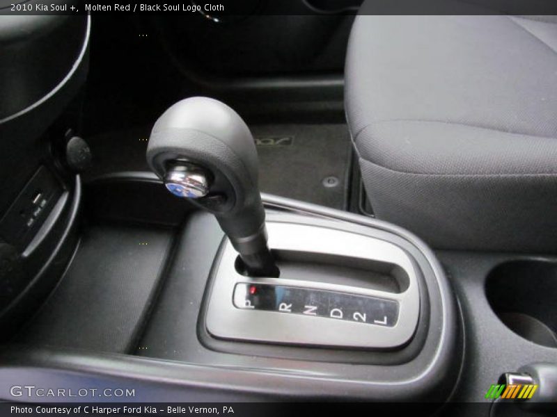 Molten Red / Black Soul Logo Cloth 2010 Kia Soul +