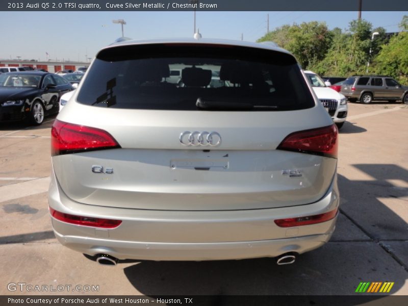 Cuvee Silver Metallic / Chestnut Brown 2013 Audi Q5 2.0 TFSI quattro