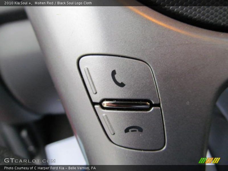 Molten Red / Black Soul Logo Cloth 2010 Kia Soul +