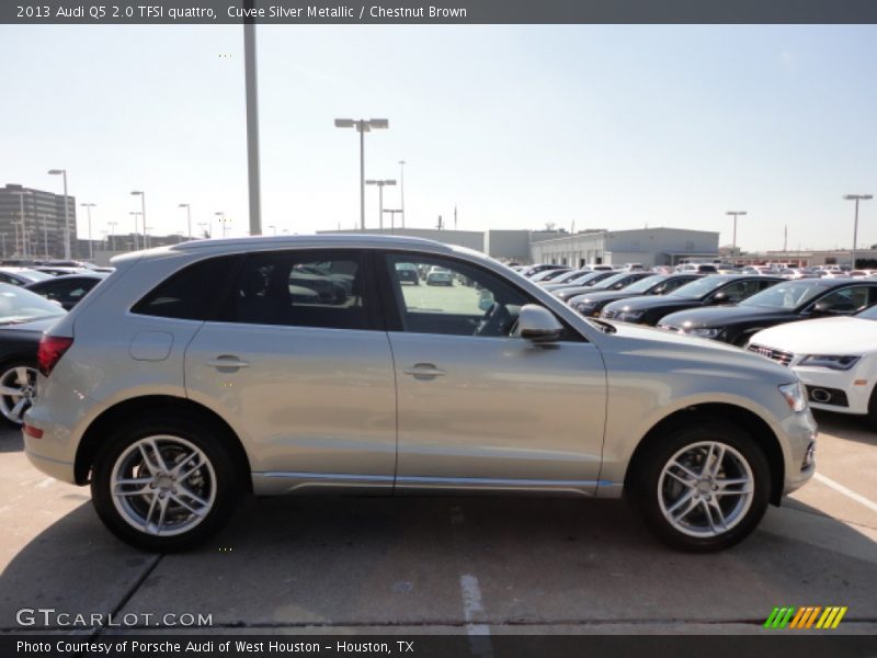 Cuvee Silver Metallic / Chestnut Brown 2013 Audi Q5 2.0 TFSI quattro