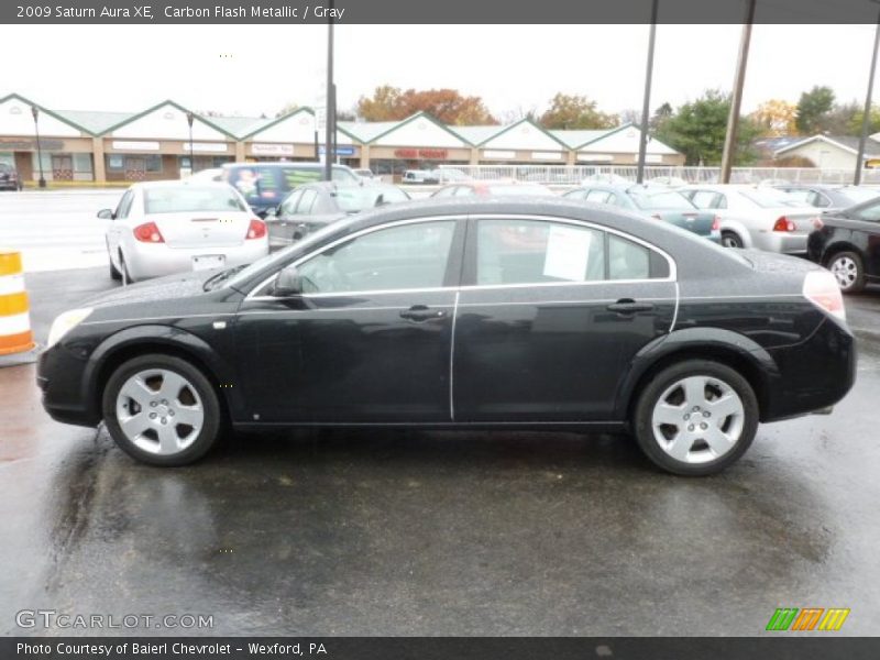 Carbon Flash Metallic / Gray 2009 Saturn Aura XE