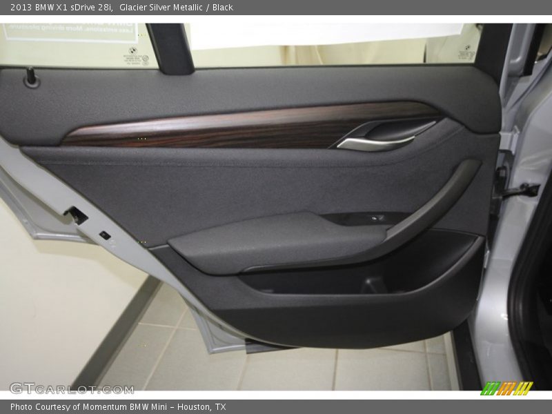 Glacier Silver Metallic / Black 2013 BMW X1 sDrive 28i