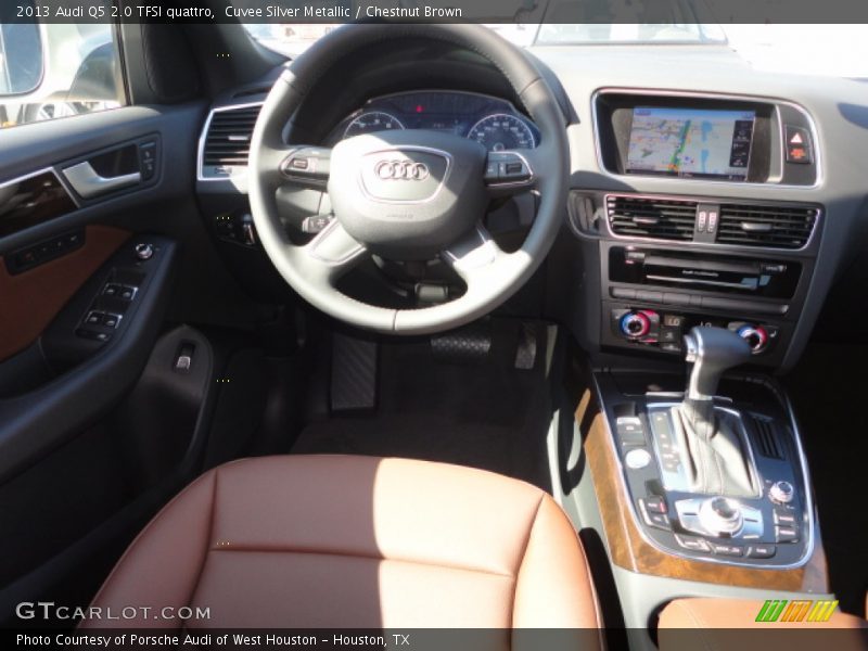 Cuvee Silver Metallic / Chestnut Brown 2013 Audi Q5 2.0 TFSI quattro
