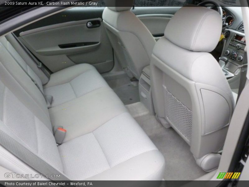 Carbon Flash Metallic / Gray 2009 Saturn Aura XE