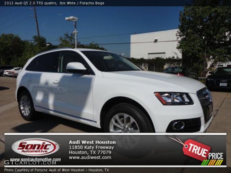 Ibis White / Pistachio Beige 2013 Audi Q5 2.0 TFSI quattro