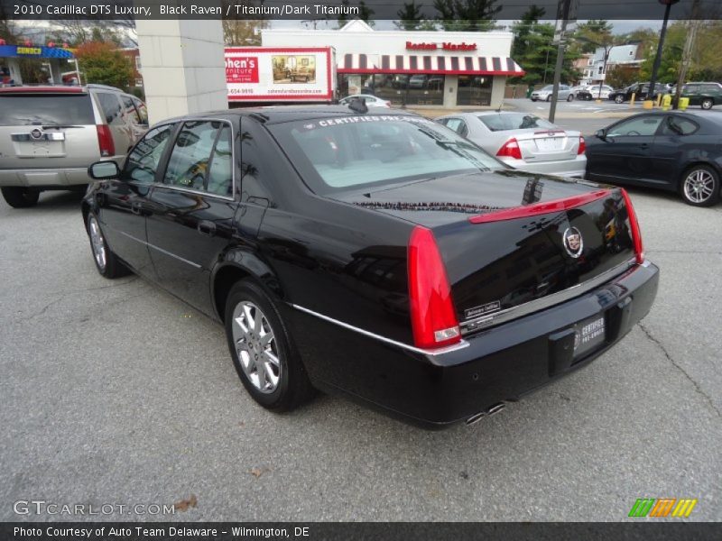 Black Raven / Titanium/Dark Titanium 2010 Cadillac DTS Luxury