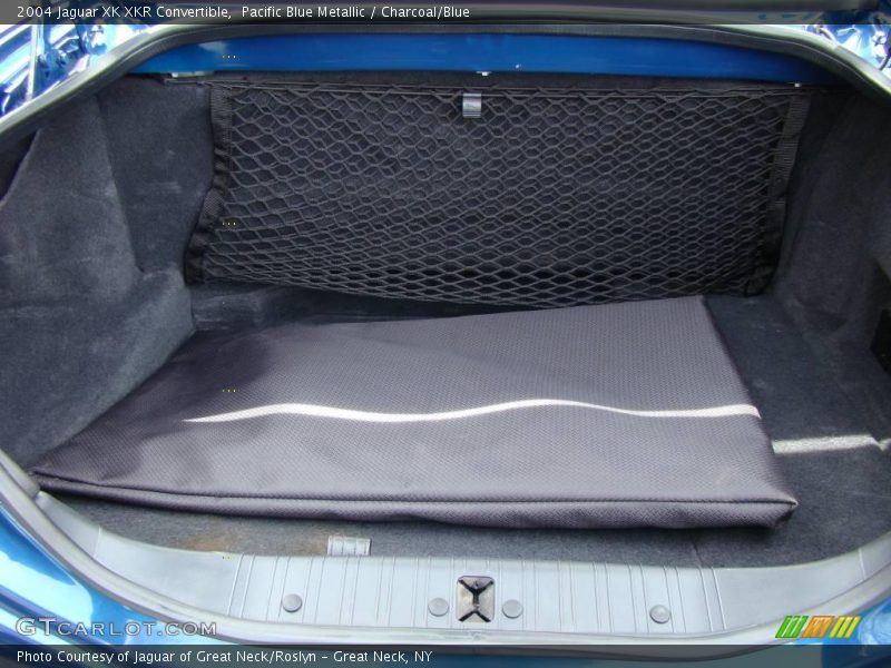Pacific Blue Metallic / Charcoal/Blue 2004 Jaguar XK XKR Convertible