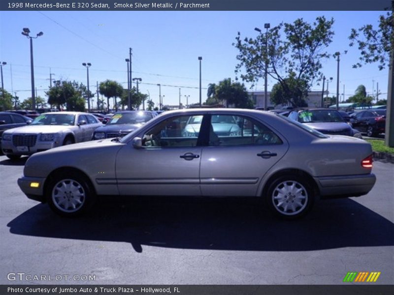 Smoke Silver Metallic / Parchment 1998 Mercedes-Benz E 320 Sedan