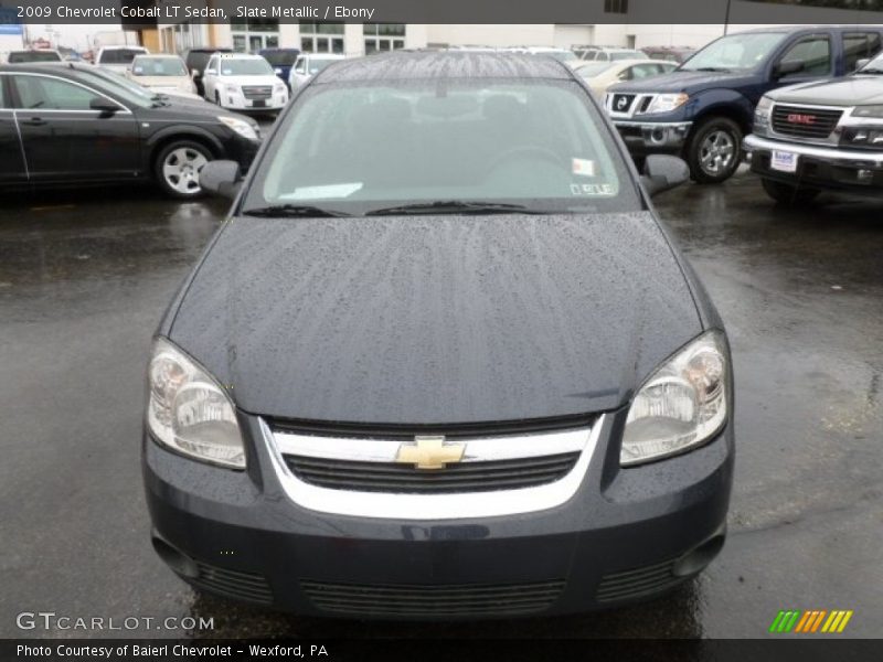 Slate Metallic / Ebony 2009 Chevrolet Cobalt LT Sedan