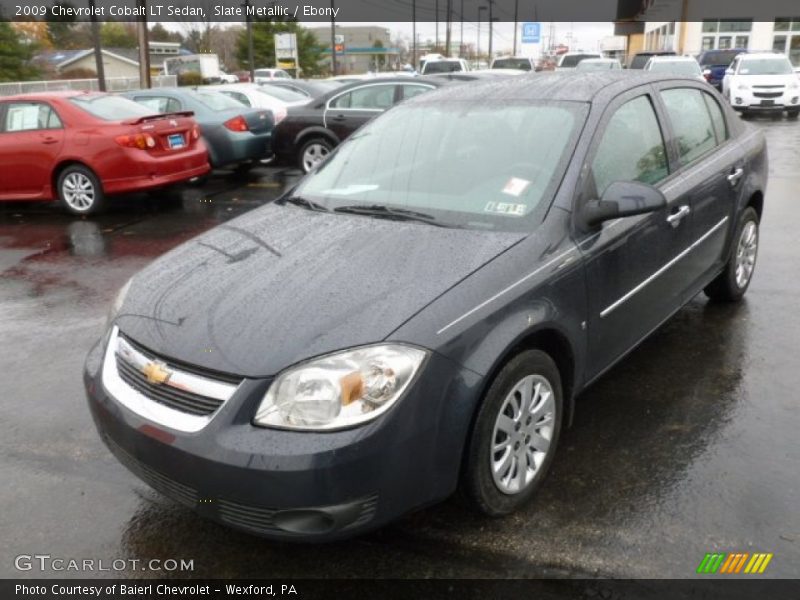 Slate Metallic / Ebony 2009 Chevrolet Cobalt LT Sedan