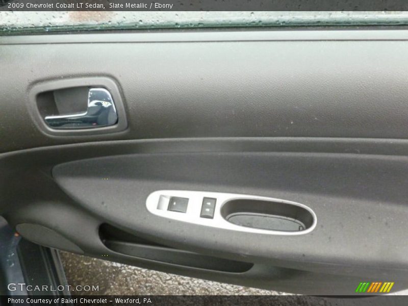Slate Metallic / Ebony 2009 Chevrolet Cobalt LT Sedan