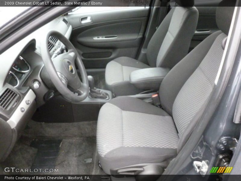 Slate Metallic / Ebony 2009 Chevrolet Cobalt LT Sedan