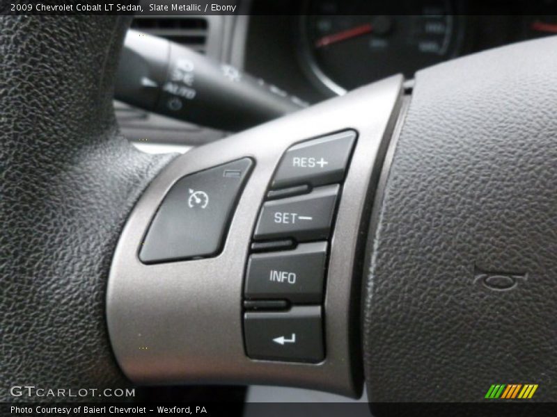 Slate Metallic / Ebony 2009 Chevrolet Cobalt LT Sedan