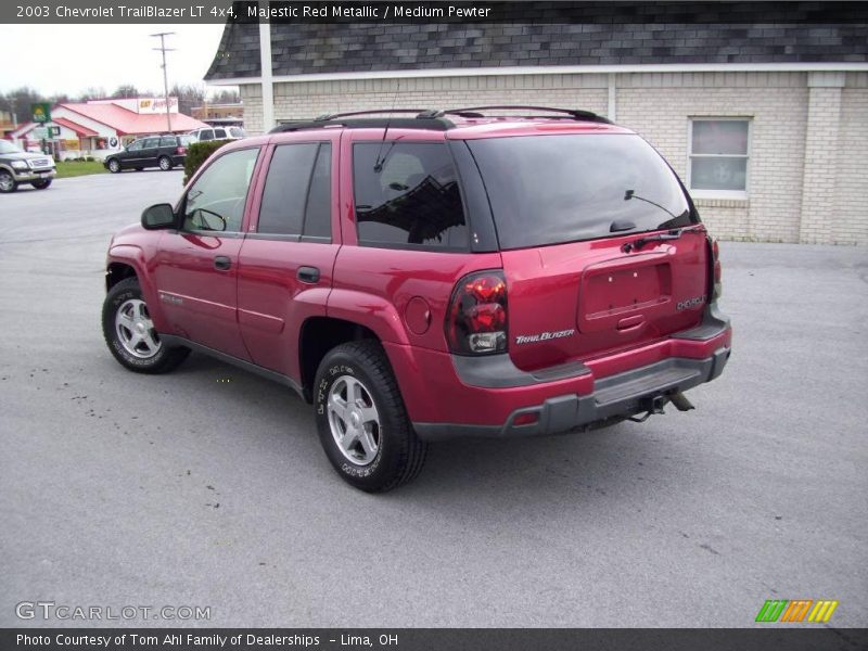 Majestic Red Metallic / Medium Pewter 2003 Chevrolet TrailBlazer LT 4x4