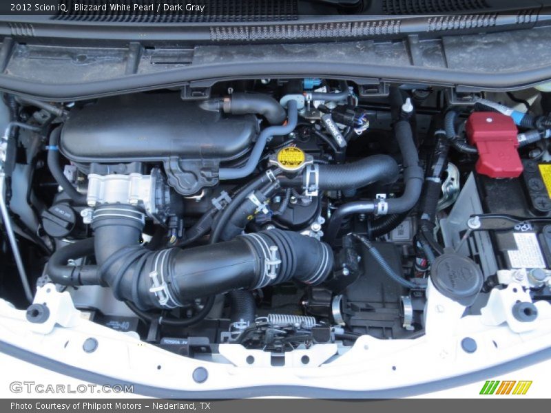 Blizzard White Pearl / Dark Gray 2012 Scion iQ