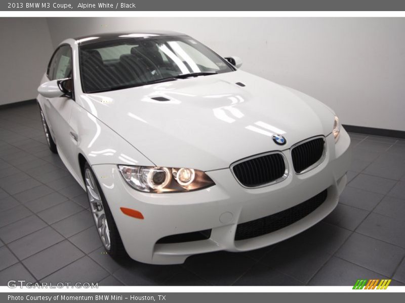Alpine White / Black 2013 BMW M3 Coupe
