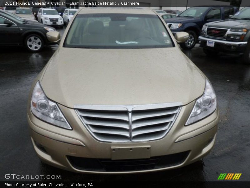Champagne Beige Metallic / Cashmere 2011 Hyundai Genesis 4.6 Sedan