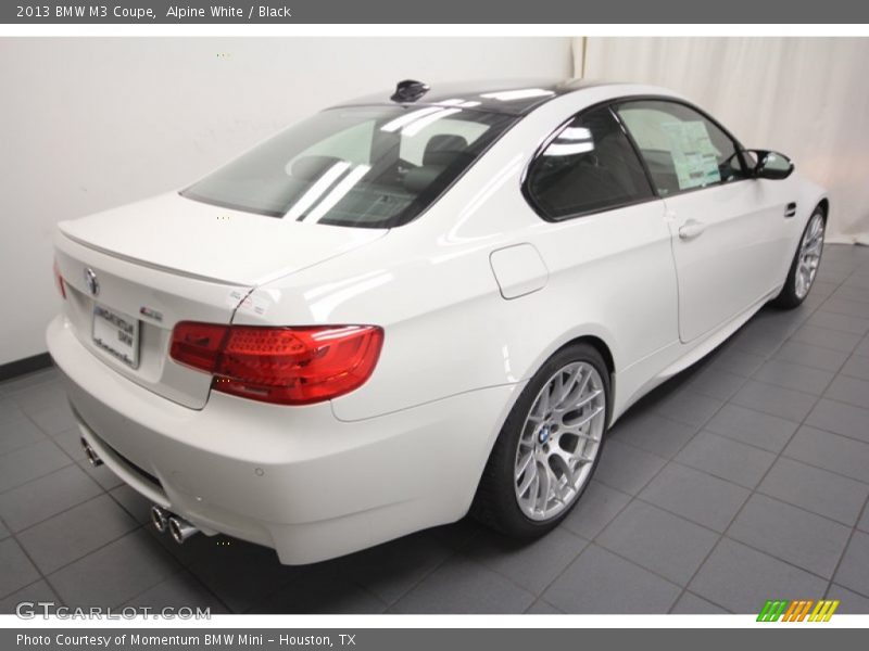 Alpine White / Black 2013 BMW M3 Coupe