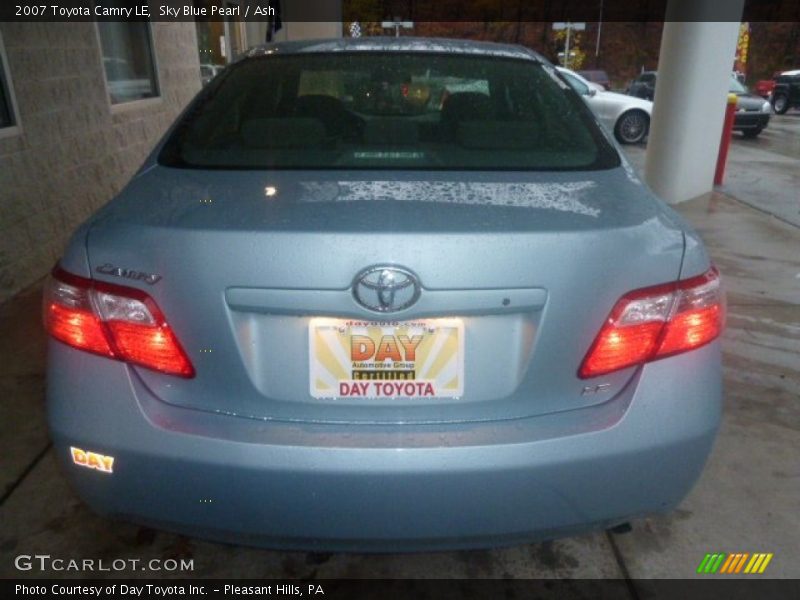 Sky Blue Pearl / Ash 2007 Toyota Camry LE
