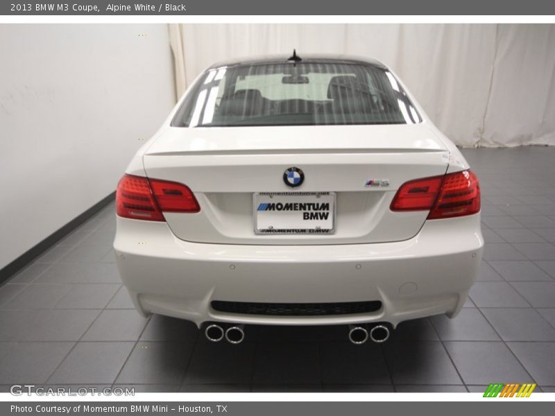 Alpine White / Black 2013 BMW M3 Coupe