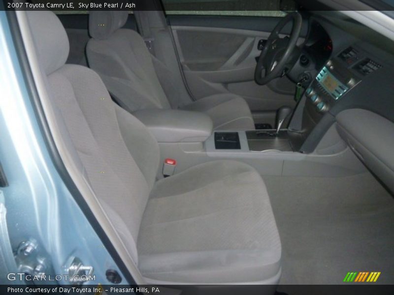 Sky Blue Pearl / Ash 2007 Toyota Camry LE