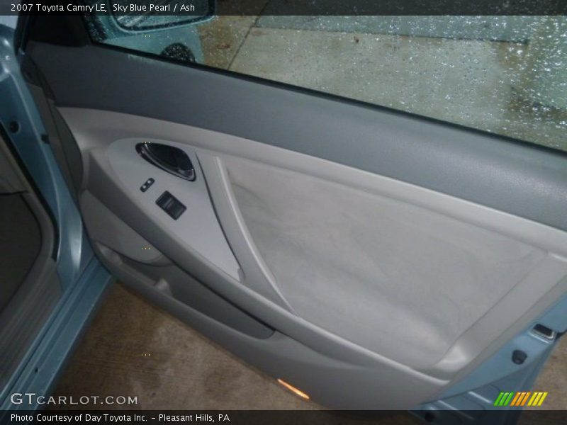 Sky Blue Pearl / Ash 2007 Toyota Camry LE