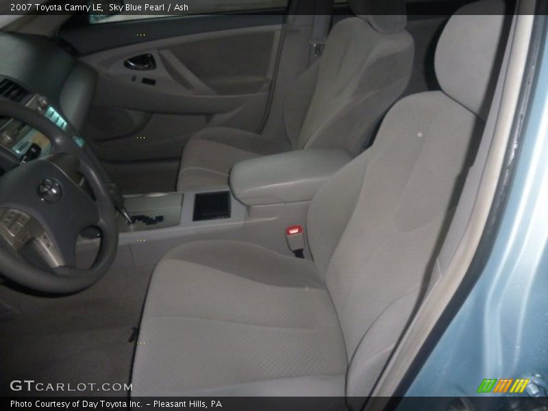 Sky Blue Pearl / Ash 2007 Toyota Camry LE
