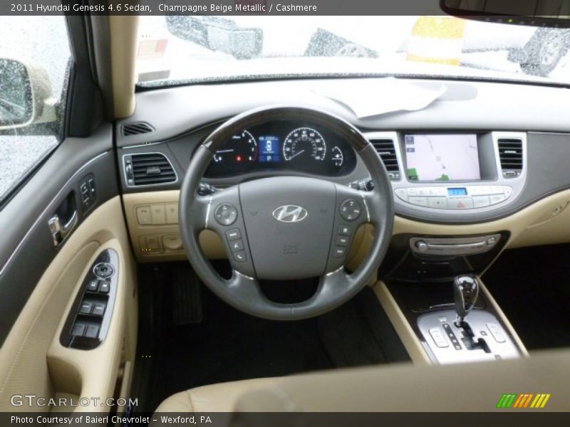 Champagne Beige Metallic / Cashmere 2011 Hyundai Genesis 4.6 Sedan