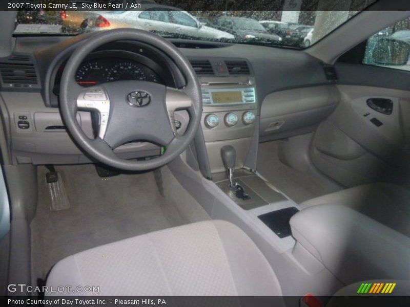 Sky Blue Pearl / Ash 2007 Toyota Camry LE