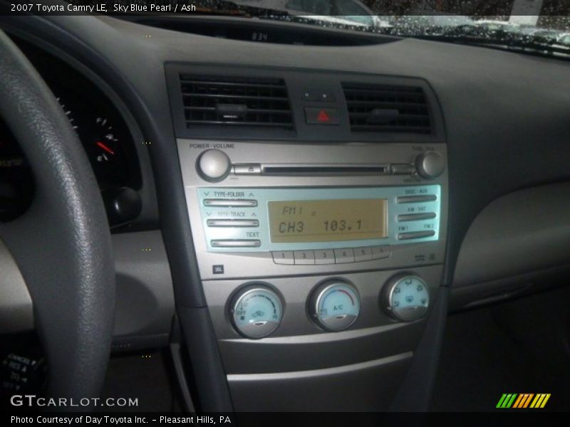Sky Blue Pearl / Ash 2007 Toyota Camry LE