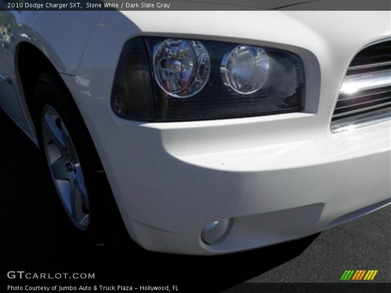 Stone White / Dark Slate Gray 2010 Dodge Charger SXT