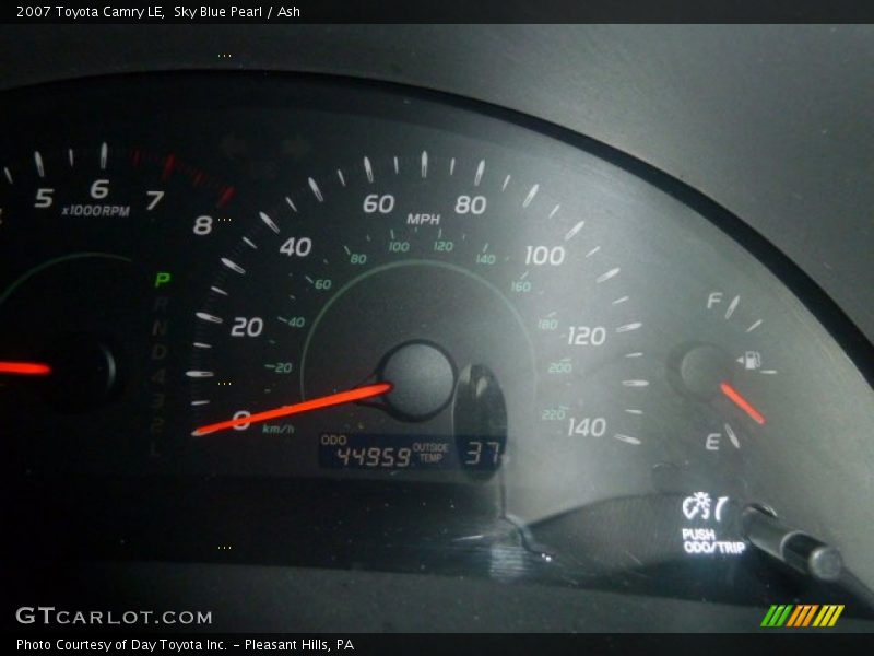 Sky Blue Pearl / Ash 2007 Toyota Camry LE