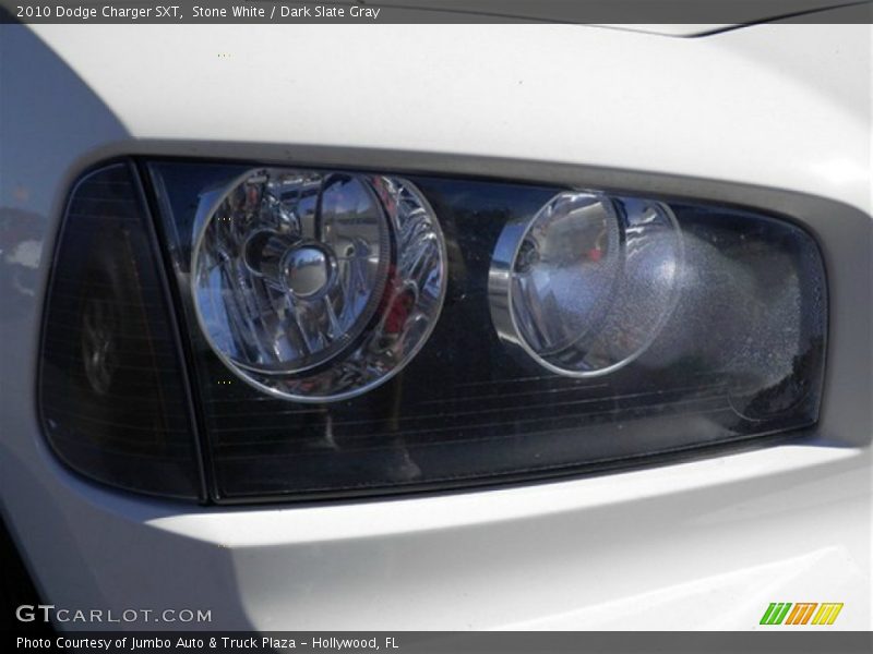 Stone White / Dark Slate Gray 2010 Dodge Charger SXT