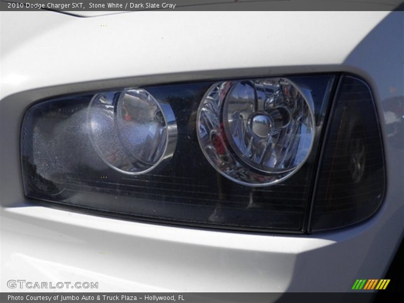 Stone White / Dark Slate Gray 2010 Dodge Charger SXT