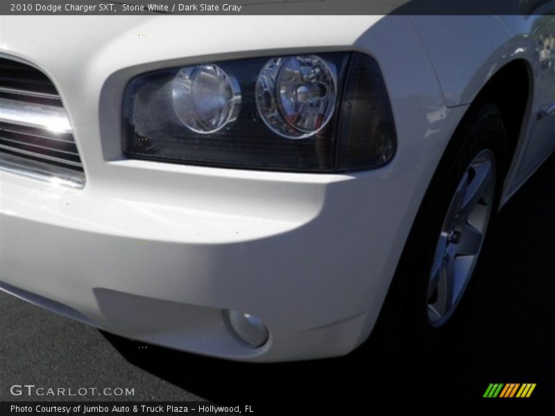 Stone White / Dark Slate Gray 2010 Dodge Charger SXT