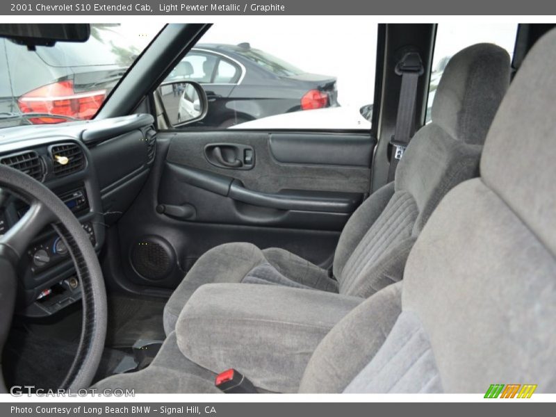 Light Pewter Metallic / Graphite 2001 Chevrolet S10 Extended Cab
