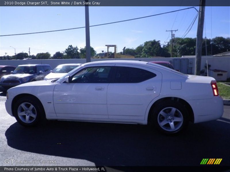 Stone White / Dark Slate Gray 2010 Dodge Charger SXT