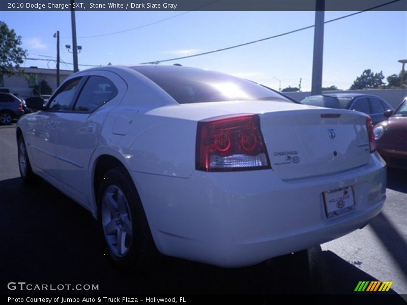 Stone White / Dark Slate Gray 2010 Dodge Charger SXT