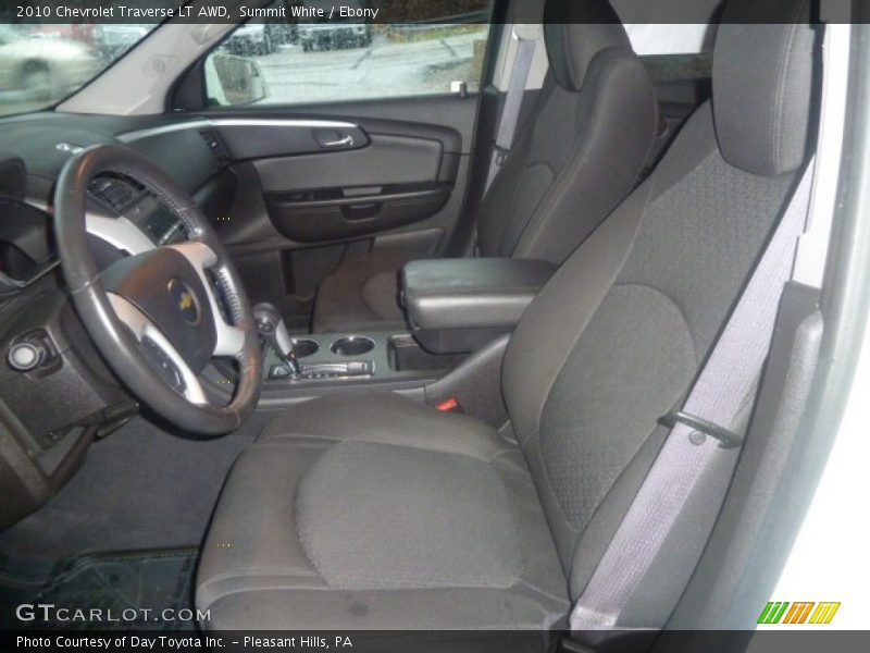 Summit White / Ebony 2010 Chevrolet Traverse LT AWD