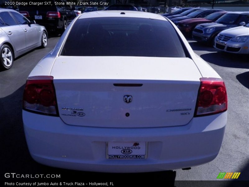 Stone White / Dark Slate Gray 2010 Dodge Charger SXT