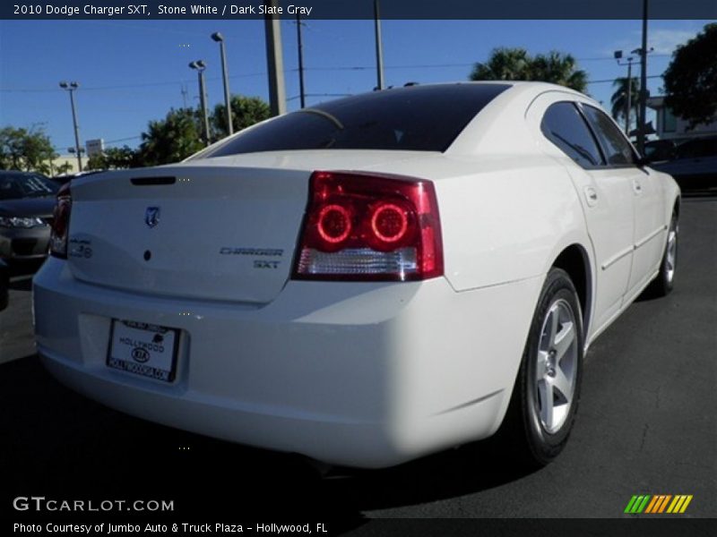 Stone White / Dark Slate Gray 2010 Dodge Charger SXT