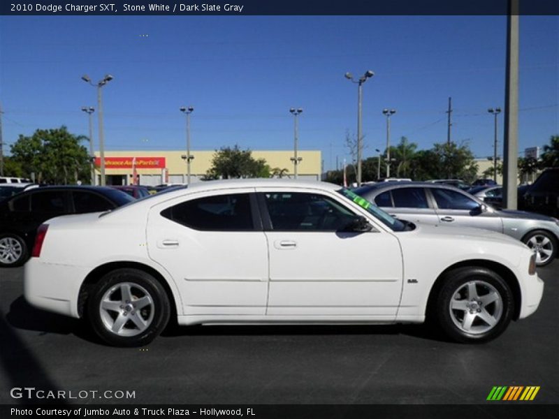 Stone White / Dark Slate Gray 2010 Dodge Charger SXT
